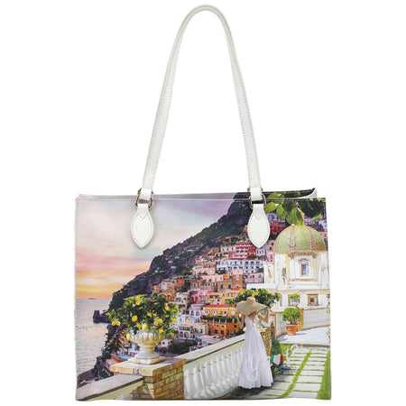 YNot borsa square shopping bag Romantic Coast YES602S4