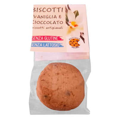 15 Pacchetti Di Biscotti Senza Glutine E Senza Lattosio Di 35g Vaniglia E Cioccolato ( Biscottificio Artigianale Vaiaani). Con Vera Vaniglia.