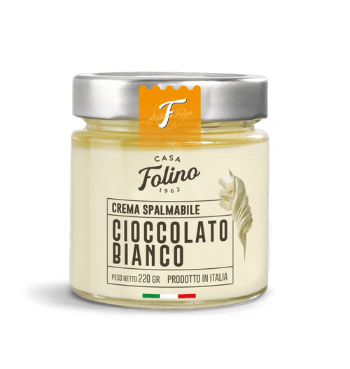 Crema Spalmabile al Cioccolato Bianco  220gr