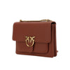 Pinko borse a mano donna pinko - love soft big pelle bottalata - marrone da donna