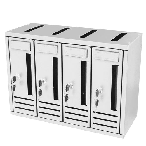 Cassetta postale condominiale componibile da muro buca lettere da esterno in acciaio Made in Italy