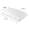 Via Roma 60 Dormirè Guanciale Memory Standard H15 cm NA3858 S32