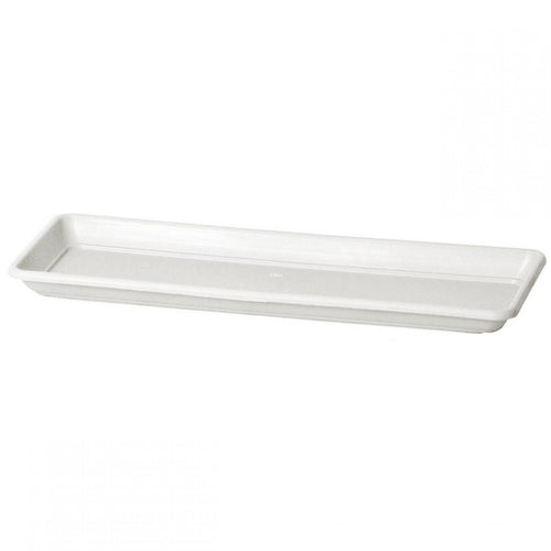 Sottovaso rettangolare Sottocassetta Basic per fiori e piante da esterno