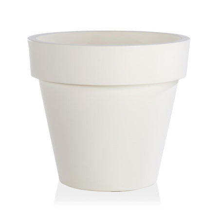 Vaso tondo "Standard One Essential" in plastica colorati da esterno e giardino per piante e fiori