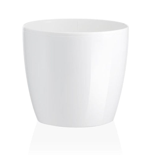 Vaso tondo Madeira Luxy Colour in plastica colorati da esterno e giardino fiori piante