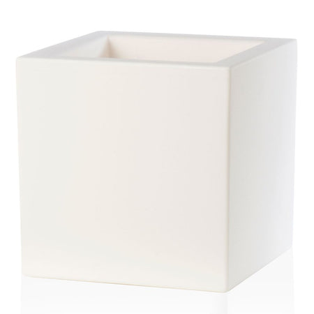 Vaso Moderno "Cubo Schio" Essential in plastica da giardino per fiori e piante