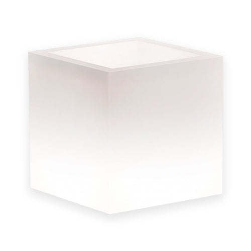 Vaso luminoso Cube per decorazione esterno e giardino Made in Italy