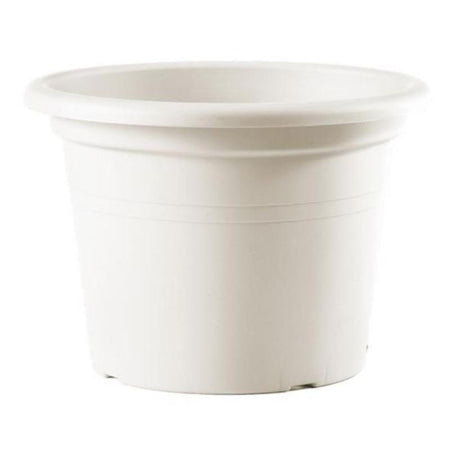 Vaso tondo in plastica "Cilindro Basic" colorato per giardino piante e fiori