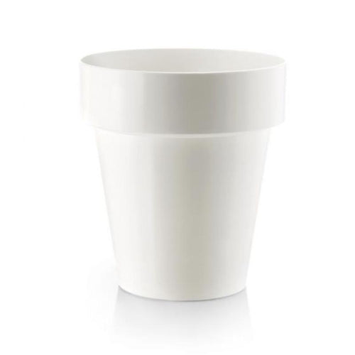 Vaso tondo Porto Colour in plastica colorati da esterno e giardino per fiori e piante