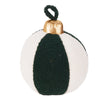 Cuscino pallina di natale con gancio per decorazione ambiente Ø 23 cm