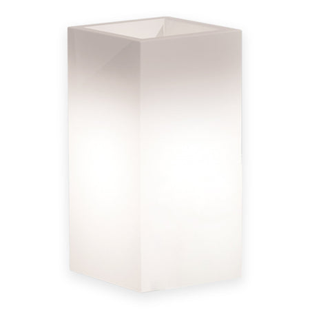 Vaso luminoso Cube per decorazione esterno e giardino "Made in Italy"