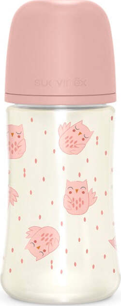 Biberon-Suavinex-Bonhomia-Plastica-Sil.-SX-PRO-270-ml-Civetta---Vari-Colori