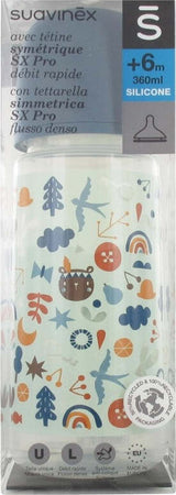Biberon-Suavinex-Forest-Silicone-SX-PRO-360-ml-Azzurro