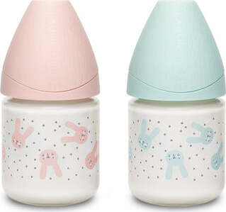 Biberon Vetro Suavinex Hygge 120 ml Coniglio Pois Verde Prima infanzia/Allattamento e pappa/Allattamento con biberon/Biberon/Biberon in vetro La Casa Del Bebè - Napoli, Commerciovirtuoso.it