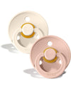 Set 2 Ciucci BIBS Colour 6 mesi + Avorio e Rosa cipria