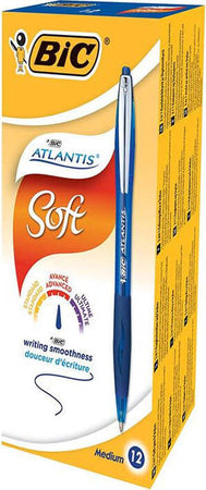 Bic-Atlantis-Clic-1-mm-Blu-12-Penne
