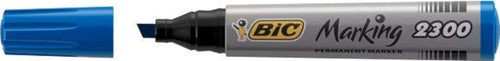 Bic-Marcatore-Blu-Punta-Scalpello-12-pezzi