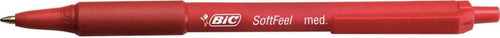 Bic-Penna-Sof-Feel-Grip-Rossa-12-pezzi