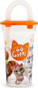 Bicchiere 44 Gatti con cannuccia Cancelleria e prodotti per ufficio/Scuola e materiale didattico/Materiale scolastico/Portapranzo e borracce/Portapranzo Scontolo.net - Potenza, Commerciovirtuoso.it
