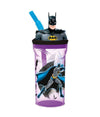 Bicchiere Con Cannuccia Integrata Batman In 3d Capienza 360 Ml Per Bambini
