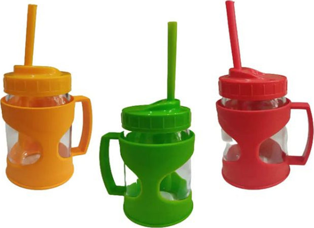 Bicchiere In Vetro Con Cannuccia Per Party Con Coperchio E Manico Colorato 370cc Casa e cucina/Hobby creativi/Materiali per hobby creativi/Forniture per feste/Stoviglie/Bicchieri Trade Shop italia - Napoli, Commerciovirtuoso.it