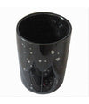 Bicchiere Porta Spazzolini Accessorio Nero Macchiato Moderno Arredo Da Bagno 59927