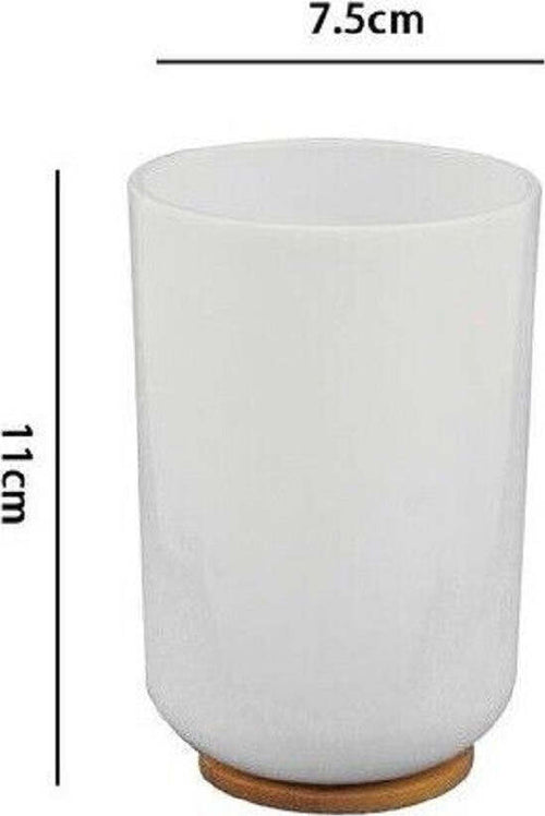 Bicchiere Porta Spazzolini Dentifricio Bianco Legno Accessori Arredo Bagno 69479 Casa, arredamento e bricolage > Accessori Bagno > Set da Bagno Trade Shop italia - Napoli, Commerciovirtuoso.it