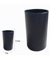 Bicchiere Porta Spazzolini Dentifricio Colore Nero Accessorio Arredo Bagno 79195