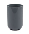 Bicchiere Porta Spazzolini Dentifricio Grigio Accessori Arredo Per Bagno 69471