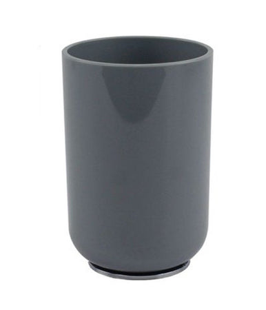Bicchiere Porta Spazzolini Dentifricio Grigio Accessori Arredo Per Bagno 69471