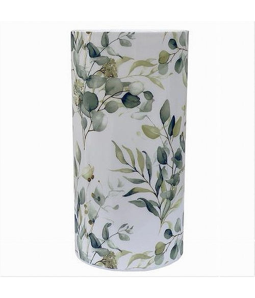 Bicchiere Porta Spazzolino Dentifricio Accessori Arredo Bagno Fiori Foglie 87054