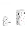 Bicchiere Porta Spazzolino Graniglia Bianco Multicolore Accessori Bagno 69835