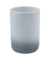 Bicchiere Portaspazzolini Dentifricio Bianco Grigio Arredo Bagno Accessori 59915