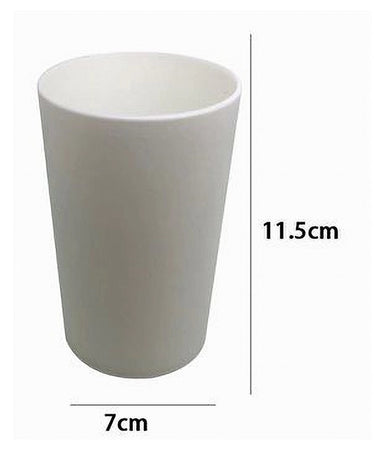 Bicchiere Portaspazzolini Dentifricio Colore Bianco Accessori Arredo Bagno 79187