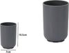 Bicchiere Portaspazzolini Dentifricio Grigio Silver Accessori Arredo Bagno 79894 Casa e cucina/Bagno/Accessori per il bagno/Dosatori e porta accessori/Bicchieri porta spazzolini Trade Shop italia - Napoli, Commerciovirtuoso.it