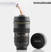 Bicchiere termico con Coperchio 400ml teleobiettivo Casa e cucina/Organizzazione interni/Contenitori e barattoli da cucina/Thermos/Contenitori per bevande isolati/Tazze e mug Led Mall Home - Napoli, Commerciovirtuoso.it