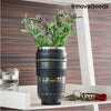 Bicchiere termico con Coperchio 400ml teleobiettivo Casa e cucina/Organizzazione interni/Contenitori e barattoli da cucina/Thermos/Contenitori per bevande isolati/Tazze e mug Led Mall Home - Napoli, Commerciovirtuoso.it