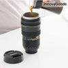 Bicchiere termico con Coperchio 400ml teleobiettivo Casa e cucina/Organizzazione interni/Contenitori e barattoli da cucina/Thermos/Contenitori per bevande isolati/Tazze e mug Led Mall Home - Napoli, Commerciovirtuoso.it