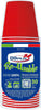 Bicchieri-monouso-Riutilizzabile-Rosso-Dopla