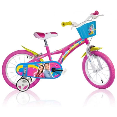 Bicicletta 14 Dino Bikes Me Contro Te Fuxia
