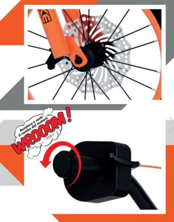 Bicicletta da Cross MAGIKBIKE 16" Arancio