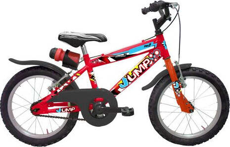 Bicicletta-Mandelli-100160051-SPORT-ONE-Jump-con-Rotelle-Rosso