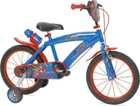 Bicicletta-Mandelli-120165115-SPIDERMAN-Con-Rotelle-Blu-e-Rosso