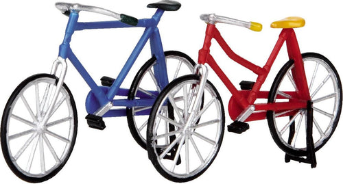 Biciclette con Cavalletto, accessorio villaggio di Natale in Plastica, set 2 pezzi Casa e cucina/Decorazioni per interni/Addobbi e decorazioni per ricorrenze/Decorazioni natalizie/Oggettistica MagiediNatale.it - Altamura, Commerciovirtuoso.it