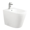 Bidet a pavimento YJ-1380FMW bianco opaco 36.5x56x40 cm.