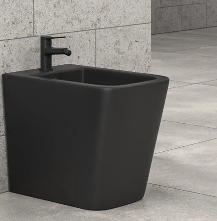 Coppia Sanitari Nero Opaco Filo Muro | Karag LT - Shopbagno.it