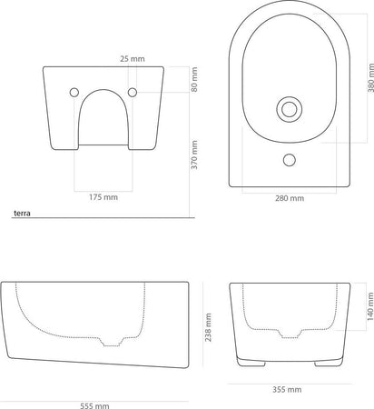 Bidet-sospeso-in-ceramica-nera-MAREA-di-Goccioline