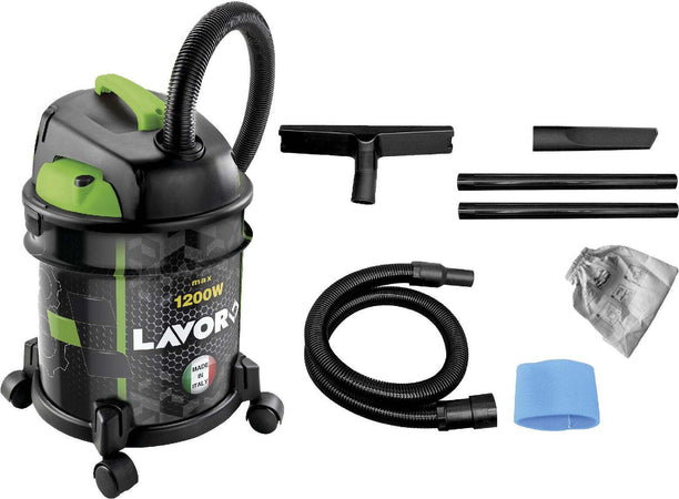 BIDONE ASPIRATUTTO SOLIDI E LIQUIDI 1200W LAVOR WASH RUDY 1200S 20 LITRI Casa e cucina/Aspirapolvere e pulizia di pavimenti e finestre/Aspirapolvere/Aspiratori liquidi-solidi Trade Shop italia - Napoli, Commerciovirtuoso.it