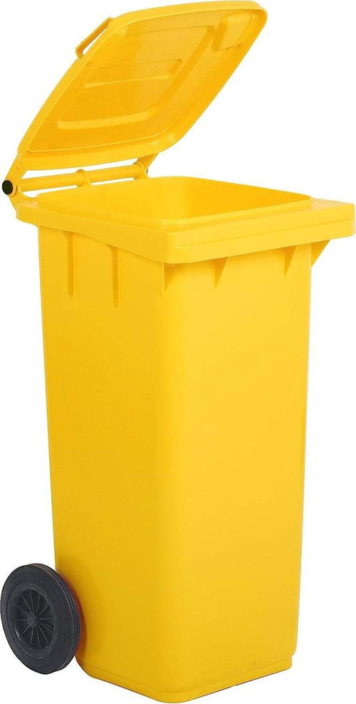 Bidone per la raccolta differenziata di immondizia con ruote Casa e cucina/Organizzazione interni/Rifiuti e riciclaggio/Secchi della spazzatura da esterni La Zappa - Altamura, Commerciovirtuoso.it