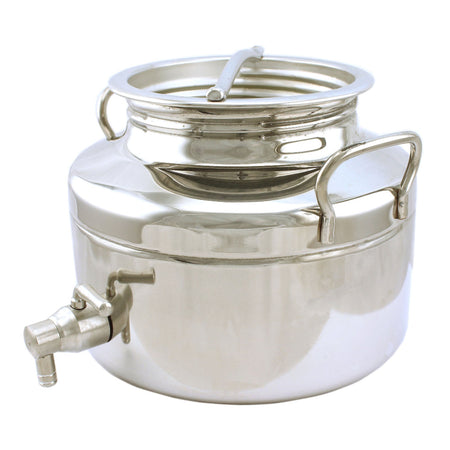 Contenitore in acciaio inox AISI 304 per olio d'oliva "Made in Italy"